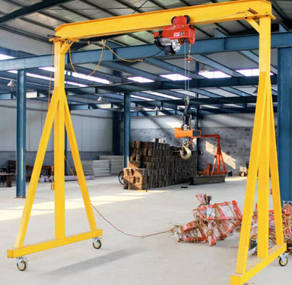 Lichtgewicht 5 Ton Portable Gantry Crane Electric Kettingshijstoestel